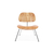 Poltrona Eames Plywood natural cromo - comprar online