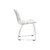 Silla Bertoia Cromada con Almohadón Blanco - comprar online