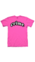 Remera Crime New Og Logo Pink