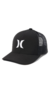 Gorra Trucker Hurley Del Mar Black/White