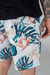 BoardShort Spy Limited Limited White and Flowers - comprar online