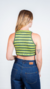 Musculosa Spy Dollies Aloa Green Crop Top - comprar online