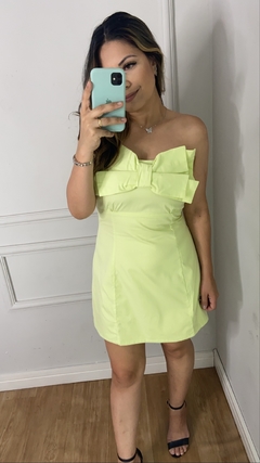 Vestido Ciça | Verde Lima