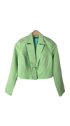 Blazer Cropped Nina | VERDE MENTA