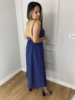 Vestido Midi Poá - Nina na internet