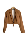 Blazer Cropped Thay | CAMEL