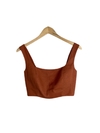 Cropped Linho | Terracota