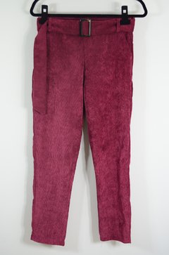 Calça Skinny Veludo Cotelê