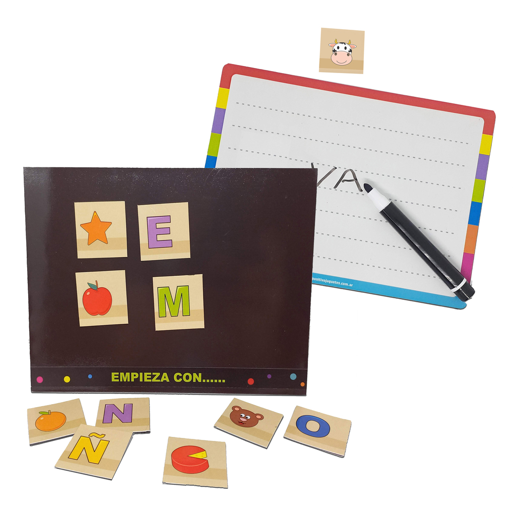 Juega y Aprende - NUEVO :Kit de letras magnéticas, para