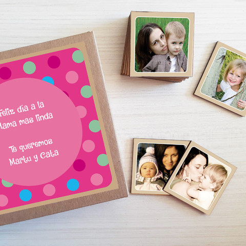 Juego de Memoria Personalizado Madera - 20 Fichas