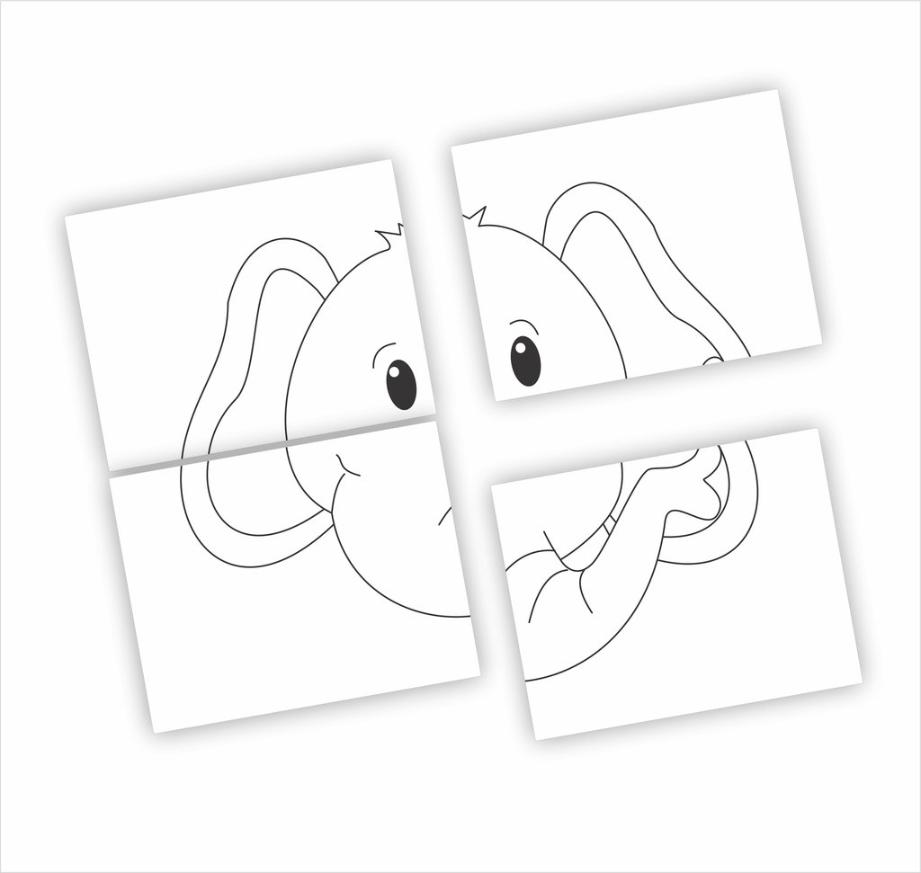 40 rompecabezas para imprimir y colorear