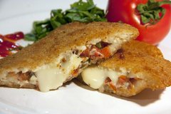 Milanesas de soja rellenas caprese (2u)