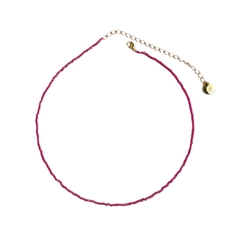 Choker Cristallo Magenta