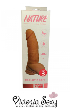 pene realistico soft con sopapa nature 3 art 30-803-31 - comprar online