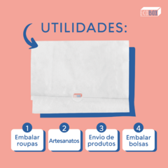 Papel de Seda 50x70cm Branco - 200 Folhas na internet