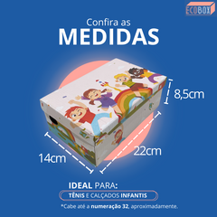 100 Caixas Papelão Calçado Infantil Personalizada 22x14x8,5 na internet