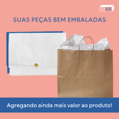 Imagem do Papel de Seda 35x50cm Branco - 100 Folhas