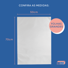 Imagem do Folha de Seda 50x70cm Branco - 500 Folhas Embrulho Roupas