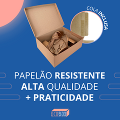 30 Caixas de Papelão Para Sapato Parda 28x22x9,5cm - Eco Box