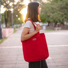 BOLSO GAMUZA 508189 RED