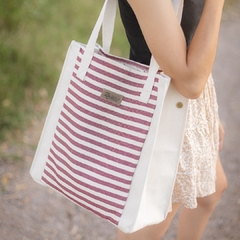 BOLSO 508276 RAYA BORDO | CRUDO