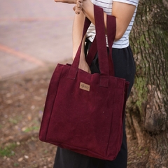 BOLSO GAMUZA 508194 BORDO