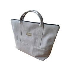 HAND BAG 508500 GAMUZA GRIS - comprar online