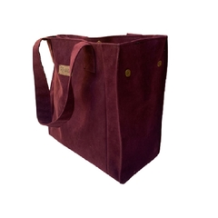 BOLSO GAMUZA 508194 BORDO - comprar online