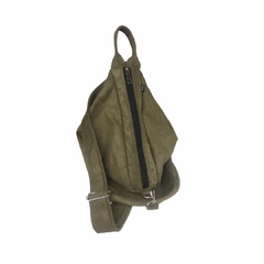 Mochila Bag 2in1 508052 GAMUZA OLIVA - Zoe Wild Shop