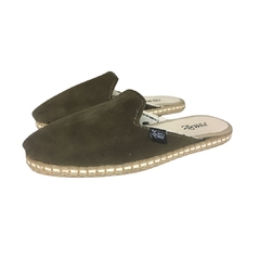 SLIPPERS 2170 GAMUZA OLIVA - comprar online