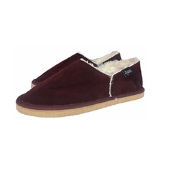 PANTUFLA CERRADA 2127 GAMUZA BORDO - comprar online