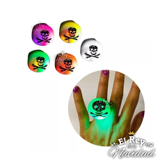 Pack x 12 Anillos Luminosos Calavera - comprar online