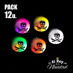 Pack x 12 Anillos Luminosos Calavera