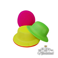 Sombrero Bombin Fluo x12u. en internet