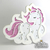 Pony Unicornio de Madera con Luces Led Calidas en internet