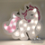 Pony Unicornio de Madera con Luces Led Calidas - comprar online