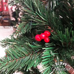 Arbol de los Alpes con Frutos y Detalles Snow 1,50mts - El Rey de la Navidad