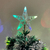 Arbol de Navidad 1,20mts Luminoso con Led y Fibra Optica RGB Nevado - El Rey de la Navidad