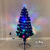 Arbol de Navidad 1,20mts Luminoso con Led y Fibra Optica RGB