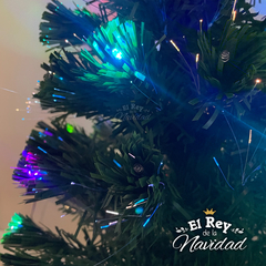 Arbol de Navidad 90cm Luminoso RGB Led y Fibra Optica - comprar online