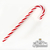 Set x 6 Caramelo Baston Acrilico combinado Rojo y Blanco 15cm - comprar online