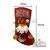 Bota Navideña Super Lujo con Aplique de Papa Noel 22cm x 45cm en internet