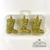 Set x 3 Botitas Navideñas Glitter Oro - comprar online