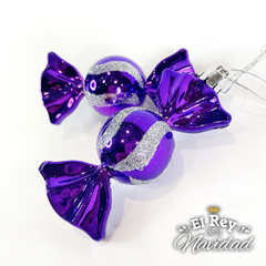 Set x 4 Caramelos Deco Violetas