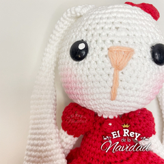 "Susy" La Conejita Navideña Amigurumi Artesanal 30cm en internet