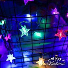 Guirnalda Estrellas Led Multicolor 5mts - tienda online