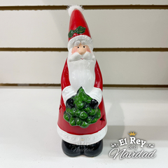 Figura Papa Noel con Luz - El Rey de la Navidad