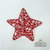 Set x 4 Estrellas de Alambre Colgantes 8cm Rojas - comprar online