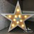 Imagen de Estrella de Madera con Luces Led Calidas