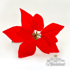 Flor Estrella Federal Roja 25cm